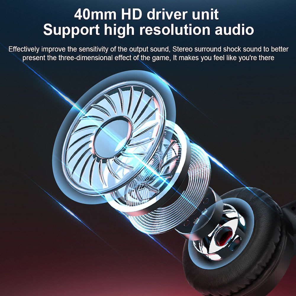 Diadema Gamer OVLENG GT68 Switch Xbox Ps4, PSP RGB Power Bass7