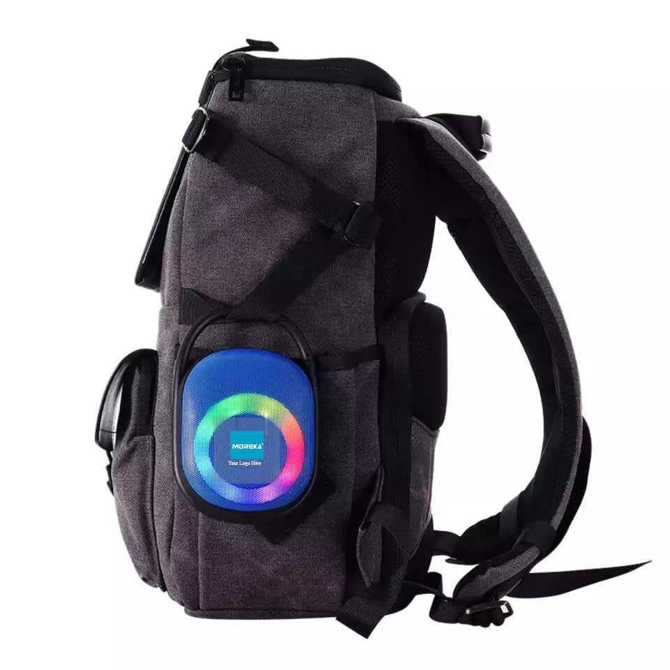 Bocina  Moreka  M-CLIP5 RGB, Bluetooth, TF Card, Radio FM, USB16