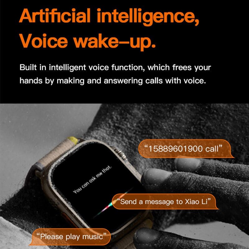 Smart Watch i8 Ultra Serie 8 doble correa y audifonos Bluetooth10