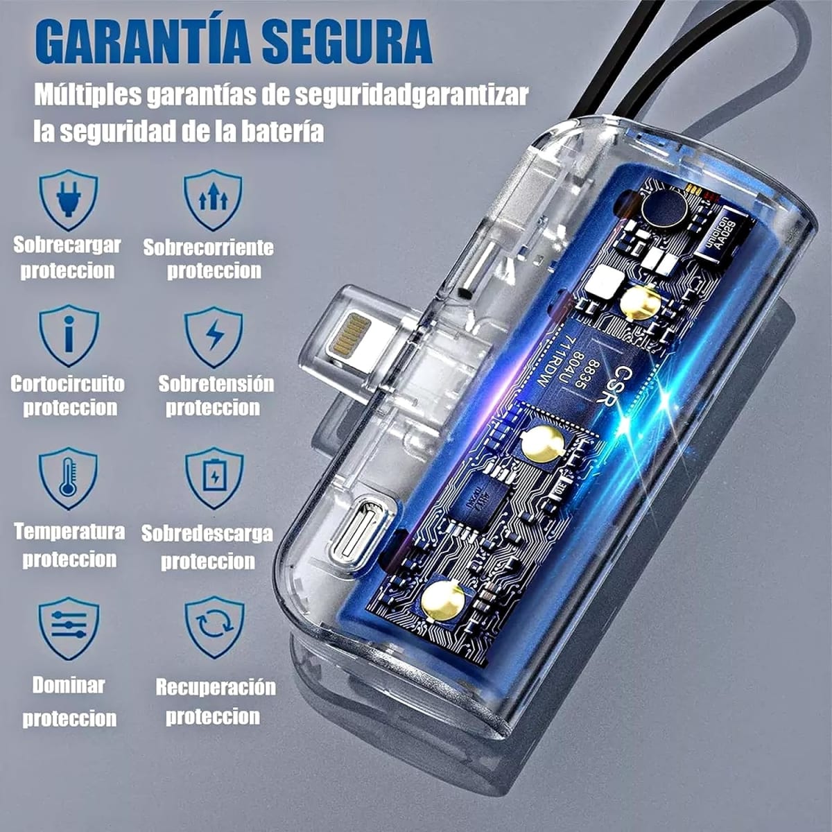 Powerbank Moreka K058  5000 mAh Tipo C  IP9