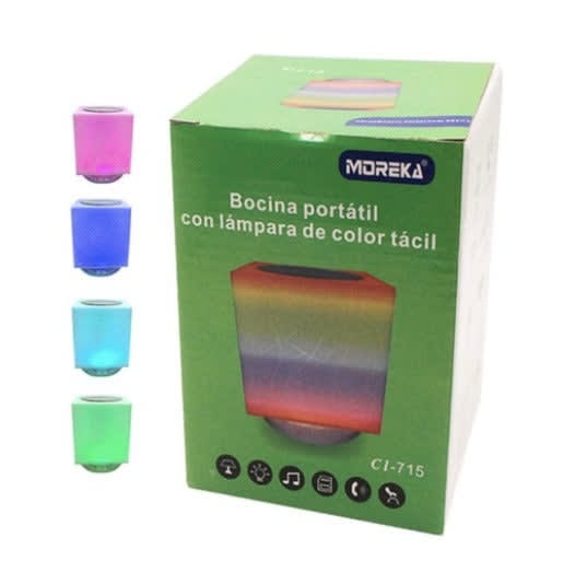 Bocina Lámpara Bluetooth Memory card FM CL-6716