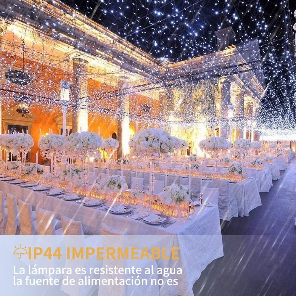 Cortina Serie Luces 300 Led Decorativas Usb 3x3m USB6