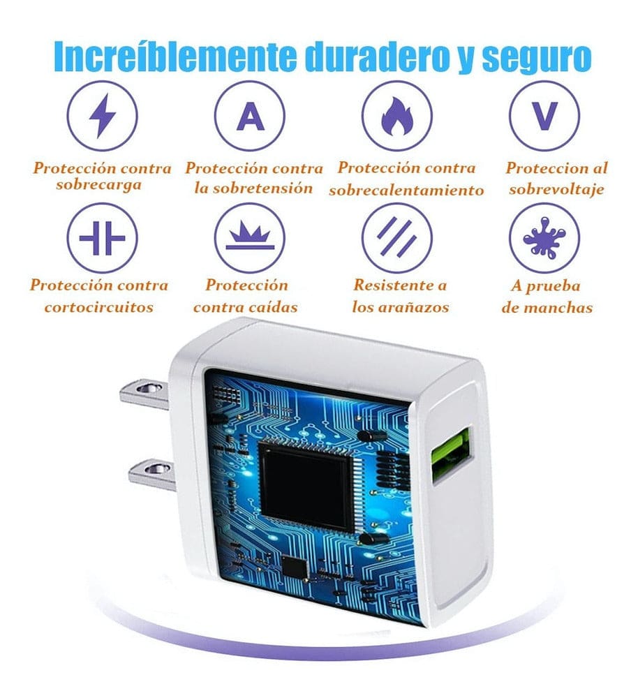 Cargador Tipo C Moreka MR0926 18W Incluye Cable tipo C7