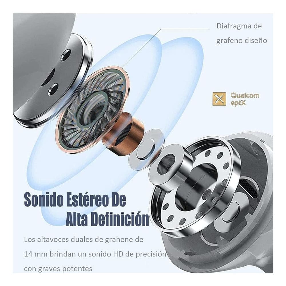 Audífonos Bluetooth Moreka E297 con supresor de ruido6