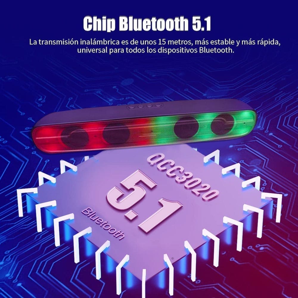 Bocina  Moreka  M400, Bluetooth, TF Card, Radio FM, USB9