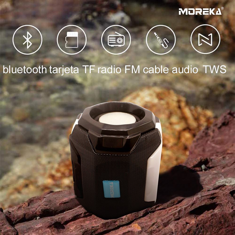 Bocina portátil Bluetooth Memory card FM contra agua T1627
