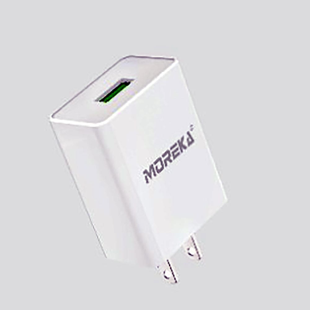 Cargador Moreka MR1275 2.1A, Cubo 10W Carga Rapida6