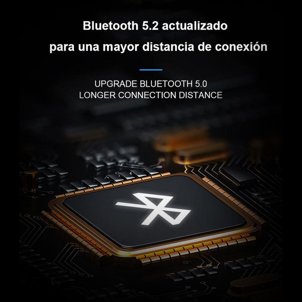 Bocina Bluetooth Moreka 383 RGB Radio FM Resistente al agua IPX6 8W10