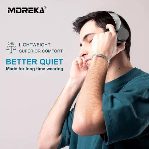 Audífonos Diadema Bluetooth  Moreka ST2 Inalámbrico Plegable10