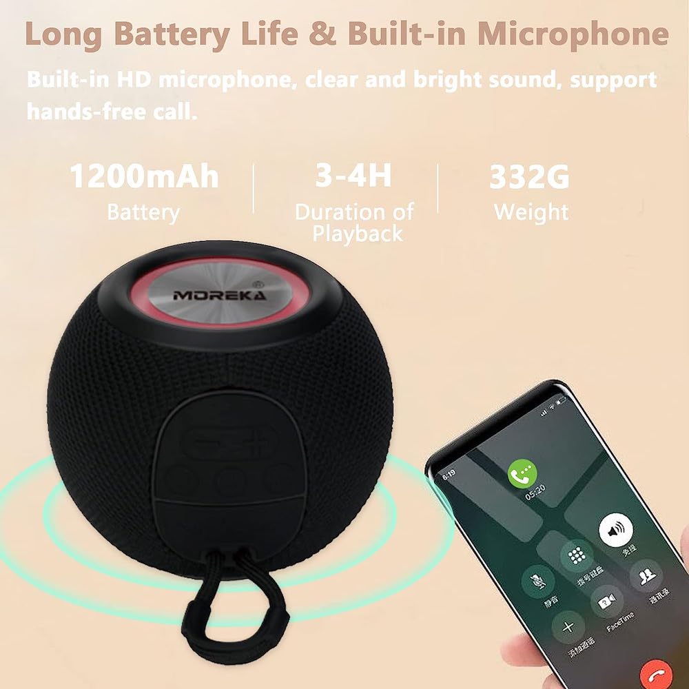 Bocina  Moreka M-337, Bluetooth, TF Card, Radio FM, USB21