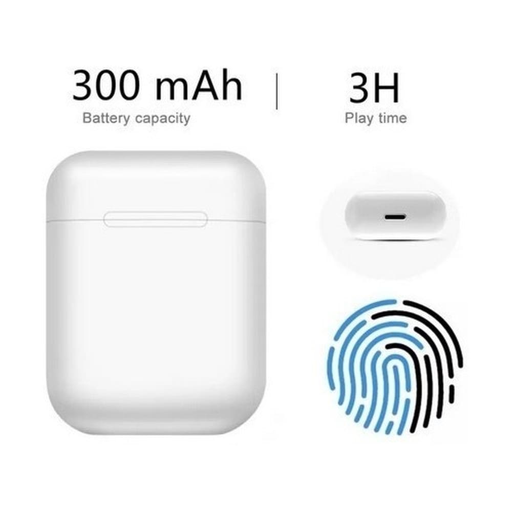 Audífonos Bluetooth Moreka i 12 OEM TWS Táctil22