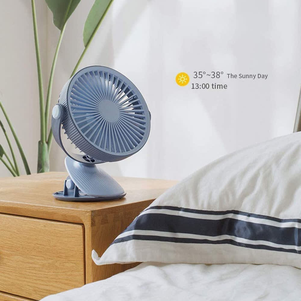 Ventilador eléctrico con Clip de 5.5 Pulgadas Recargable MF02513