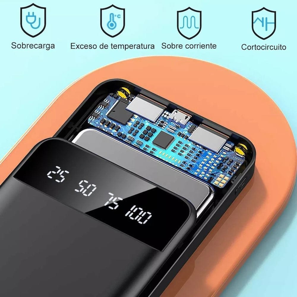 Powerbank Batería Portátil 10000mah K052 Salida C V8 IP K05210