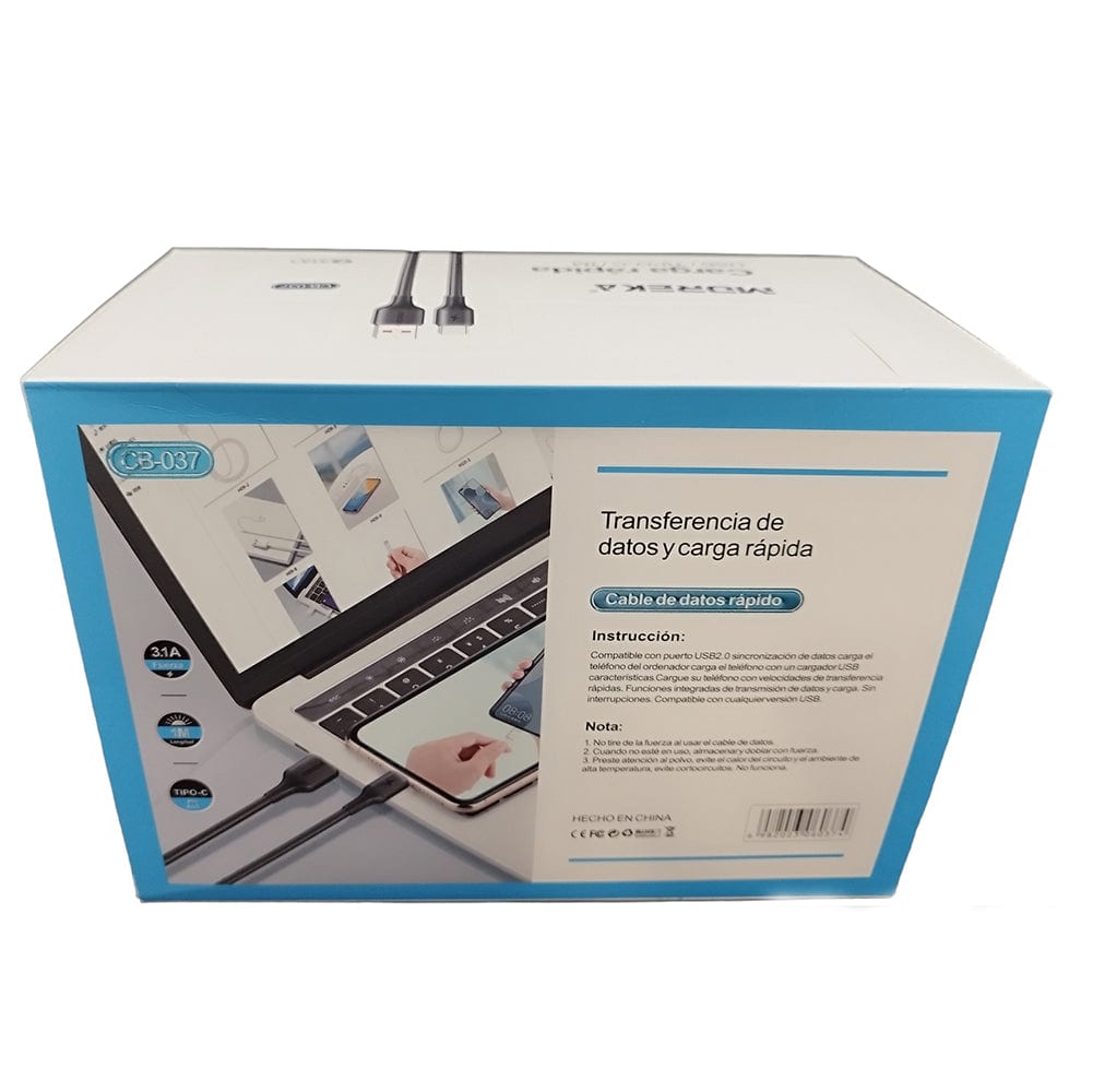 Cable Tipo C CB-037 3.1 A y Datos de 1 M9