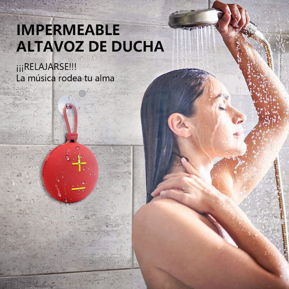 Bocina Bluetooth Moreka 374  Resistente al agua IPX6, Radio FM, USB, Micro SD17