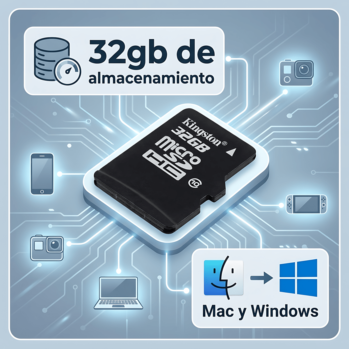 Memoria USB Kingston 32GB 3.0 Alta Velocidad Lectura Class 43