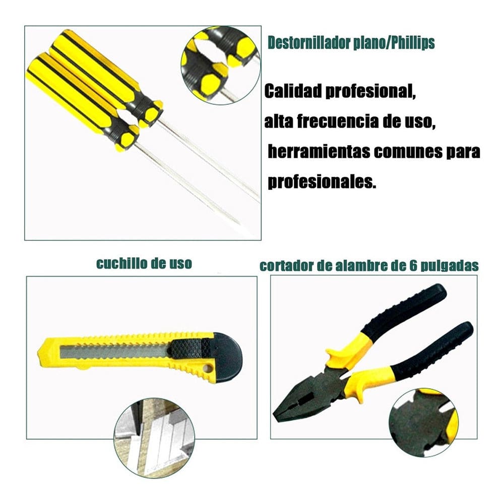 Juego Herramientas Set Mecánicas Reparación Doméstica 8pcs GJX23377