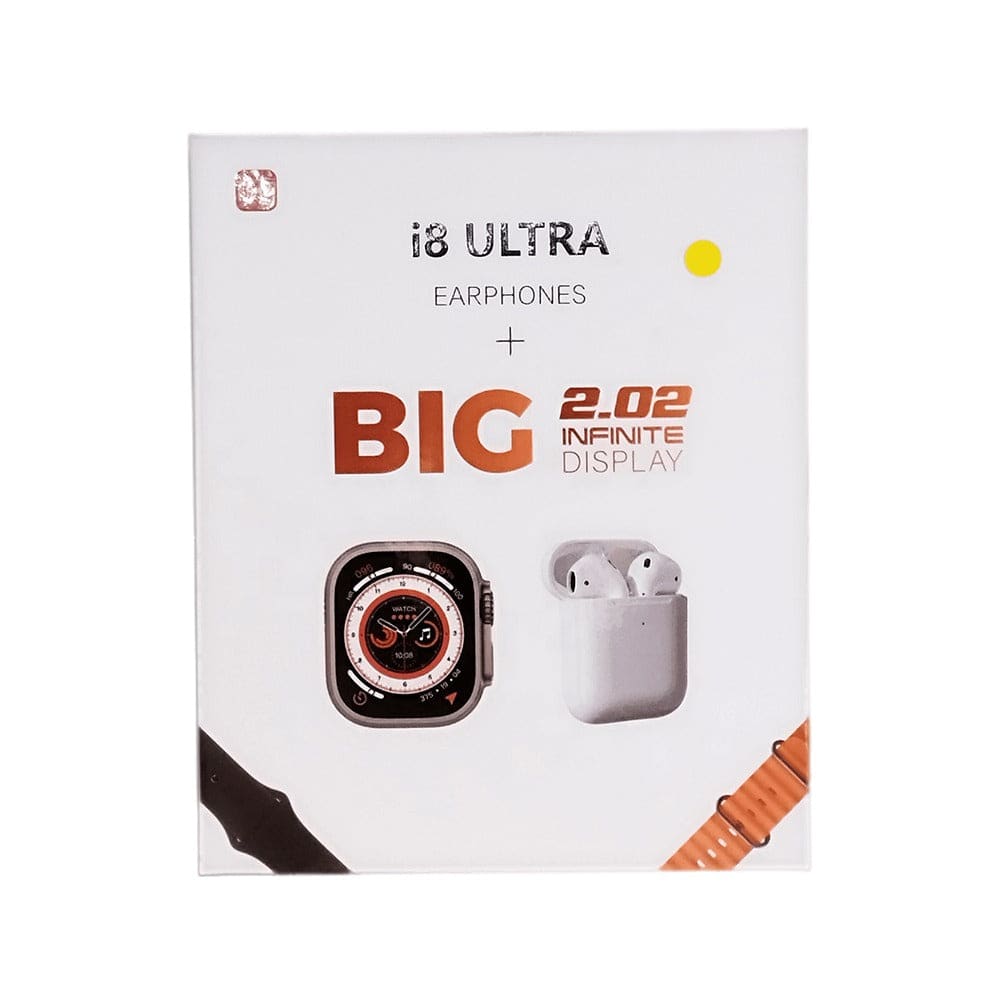 Smart Watch i8 Ultra Serie 8 doble correa y audifonos Bluetooth11