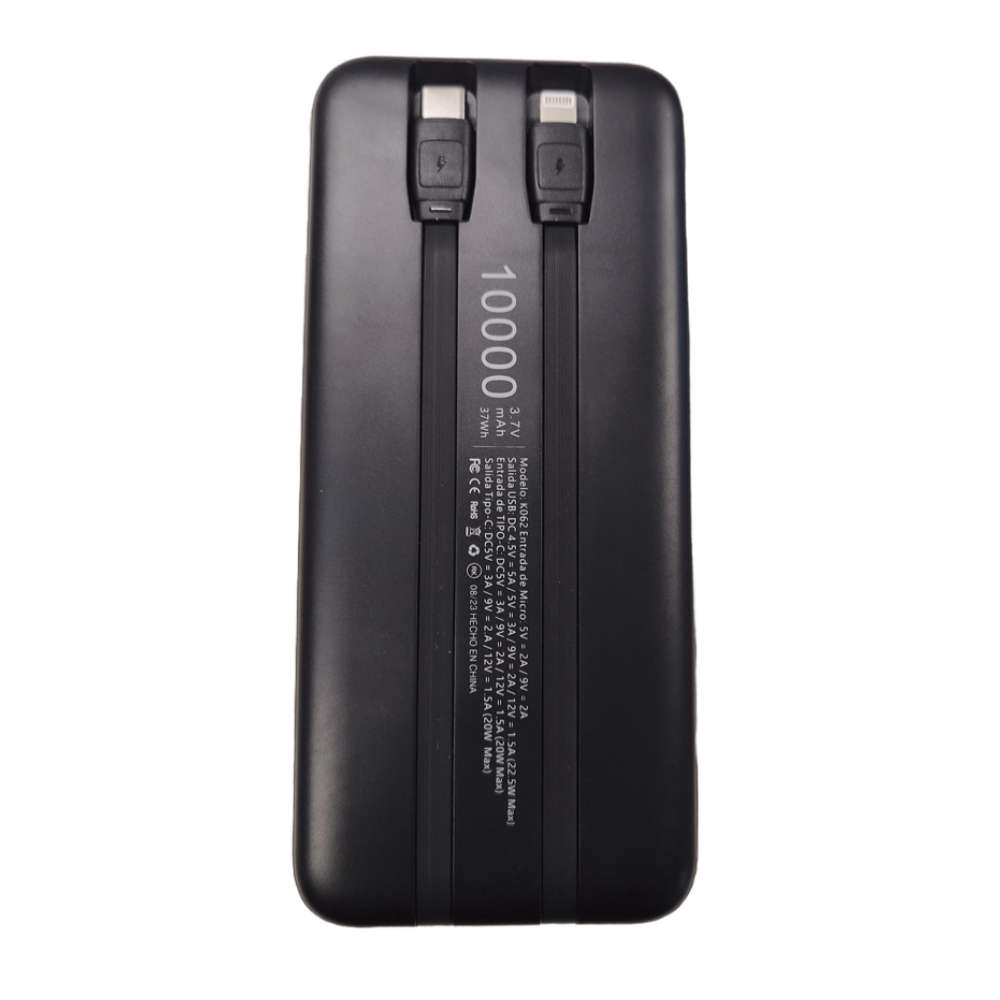 Powerbank Moreka K061 10000 mAh Tipo C IP Carga Rápida 22.5W8