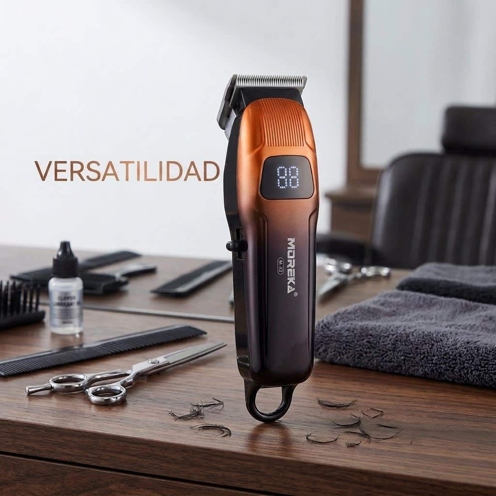 Cortadora Pelo Moreka W-32 Recargable Cuchilla T Potente1