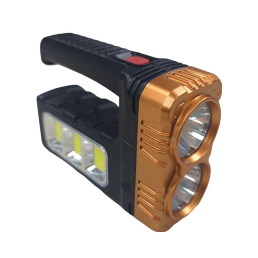 Linterna solar recargable de 4 Leds + COB 7701-B8