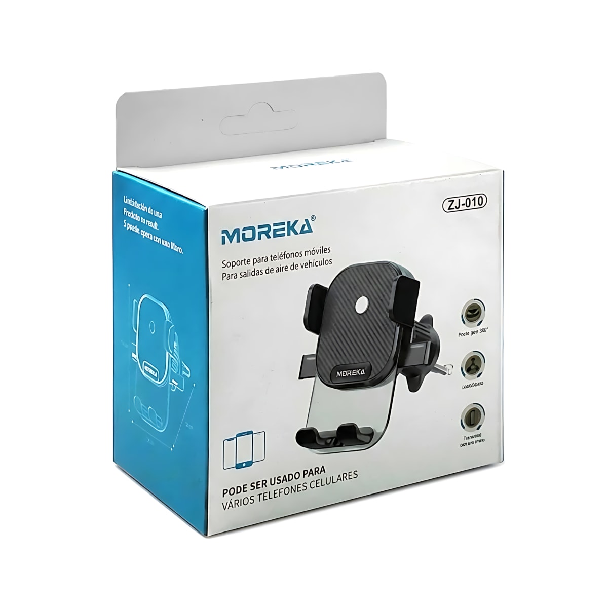 Soporte Celular MOREKA ZJ-010 Rejilla 360 Bloqueo Automático3