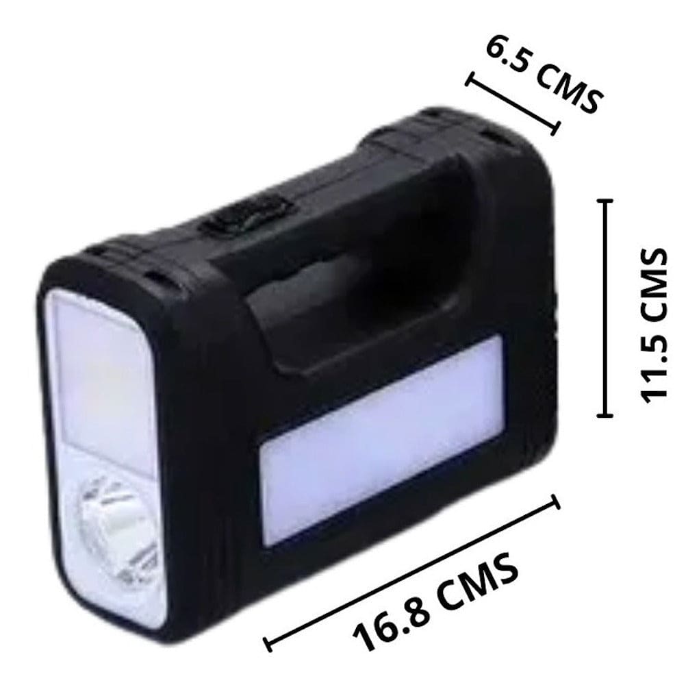 Mini Sistema Solar 3 Focos Linterna Power Bank MOR-80177