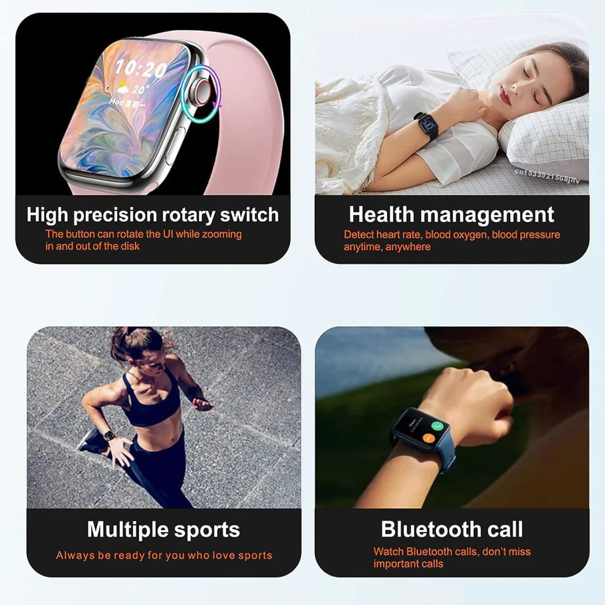 SmartWaatch Z51 Serie 7 BigScreen 1,99 impermeable8