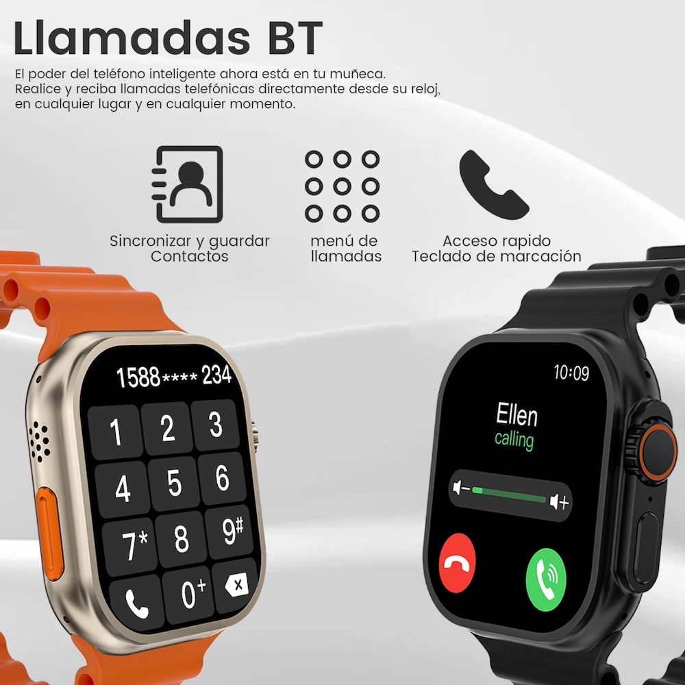 Smart Watch ULTRA 9 Carga Inalámbrica 7 Bandas8