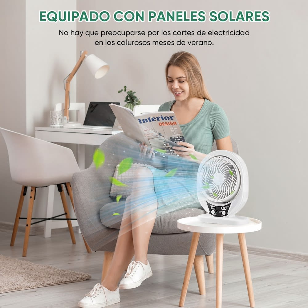 Ventilador 3 aspas 3 Velocidades 8