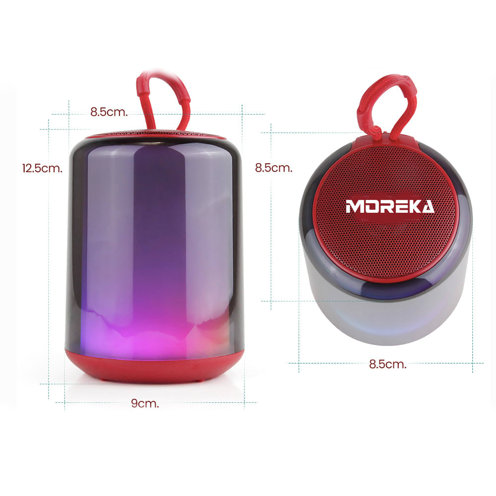 Moreka 370, Bluetooth, Luz RGB TF Card Radio FM USB12