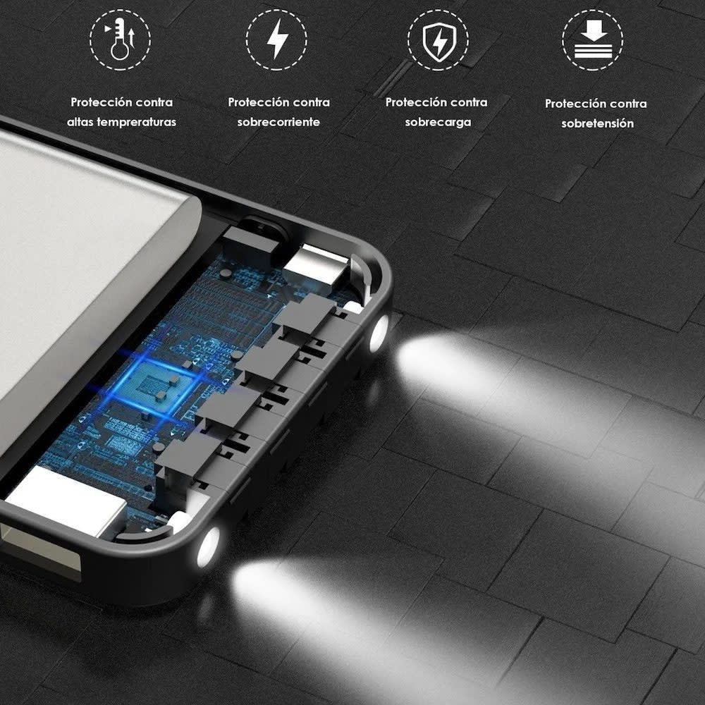 Powerbank Batería Portátil 10000mah K052 Salida C V8 IP K05211
