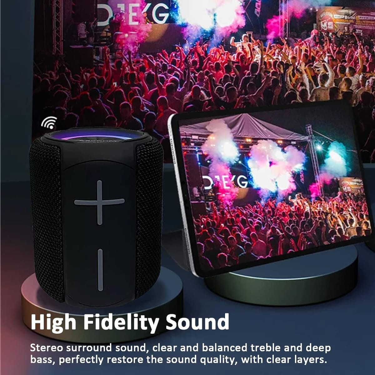 Bocina Bluetooth Moreka 350 TF Card Radio FM Resistente al agua10