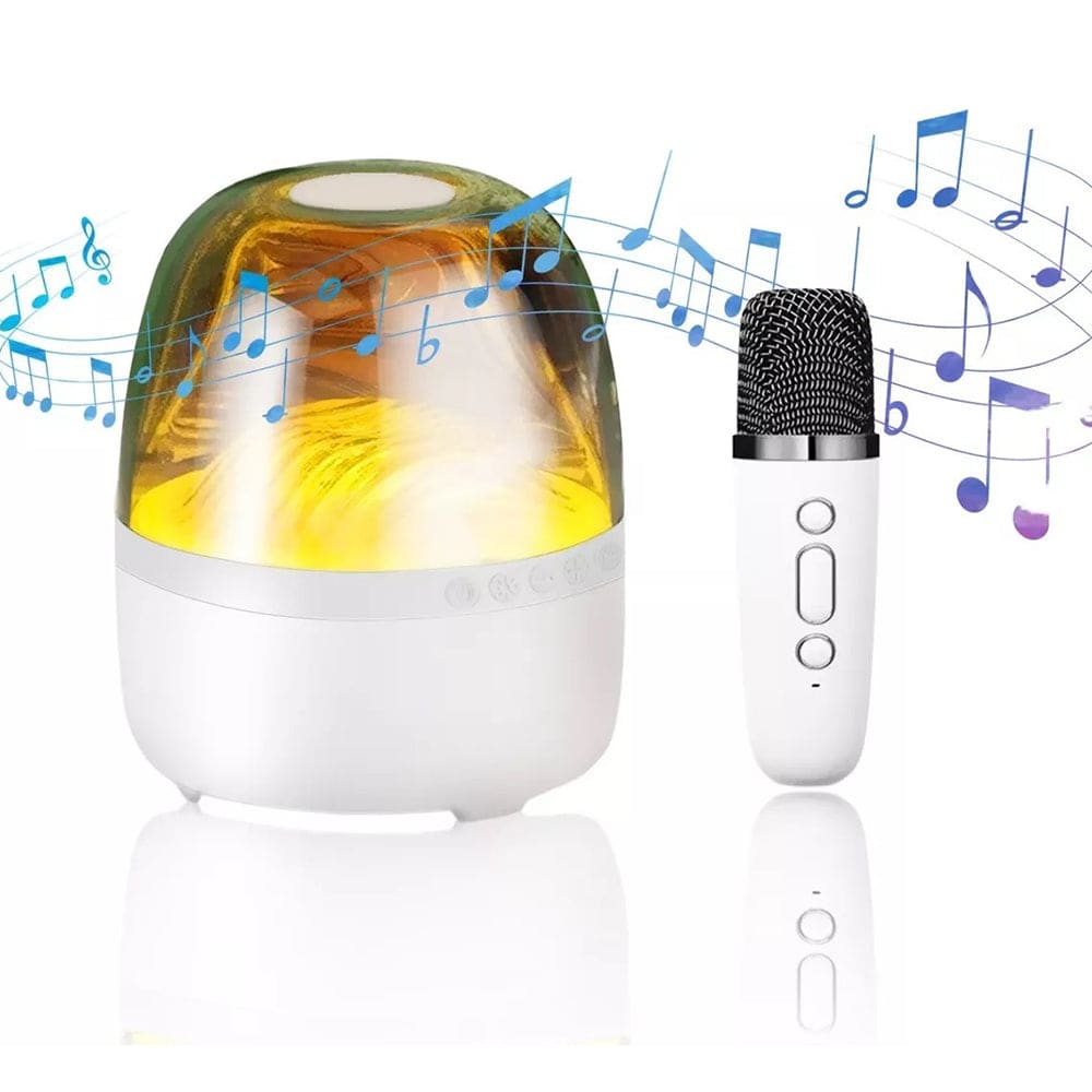 Bocina Lampara Karaoke Bluetooth  microfono portatil ML-288