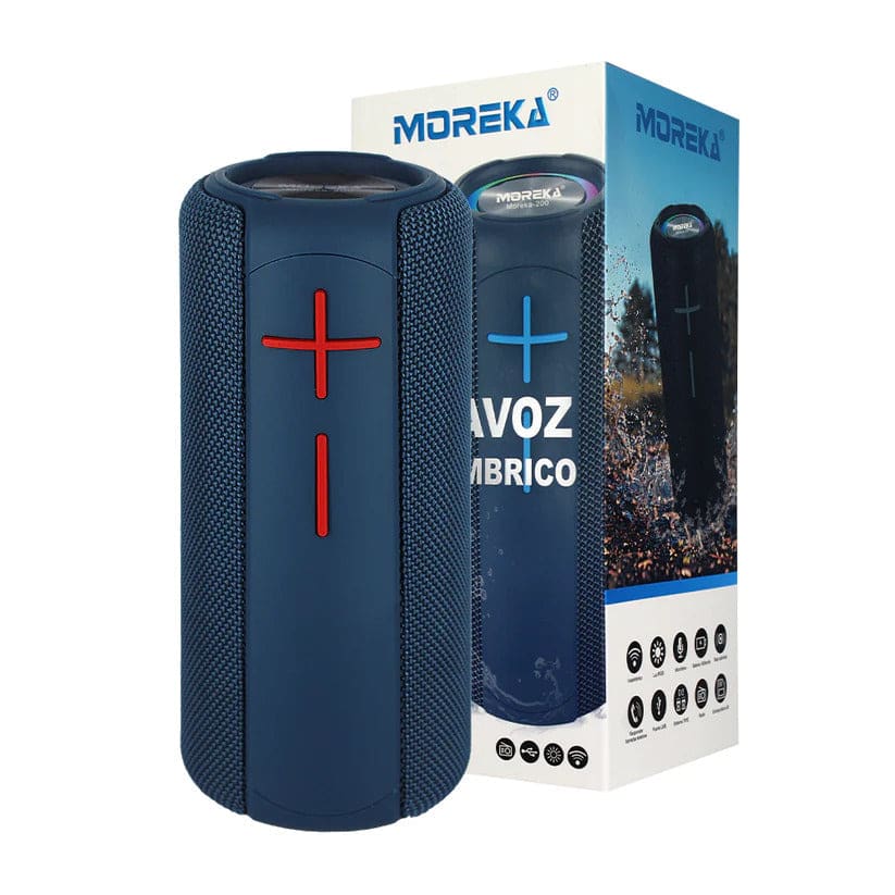 Bocina Bluetooth Moreka M-200 TF Card Radio FM Resistente al agua18