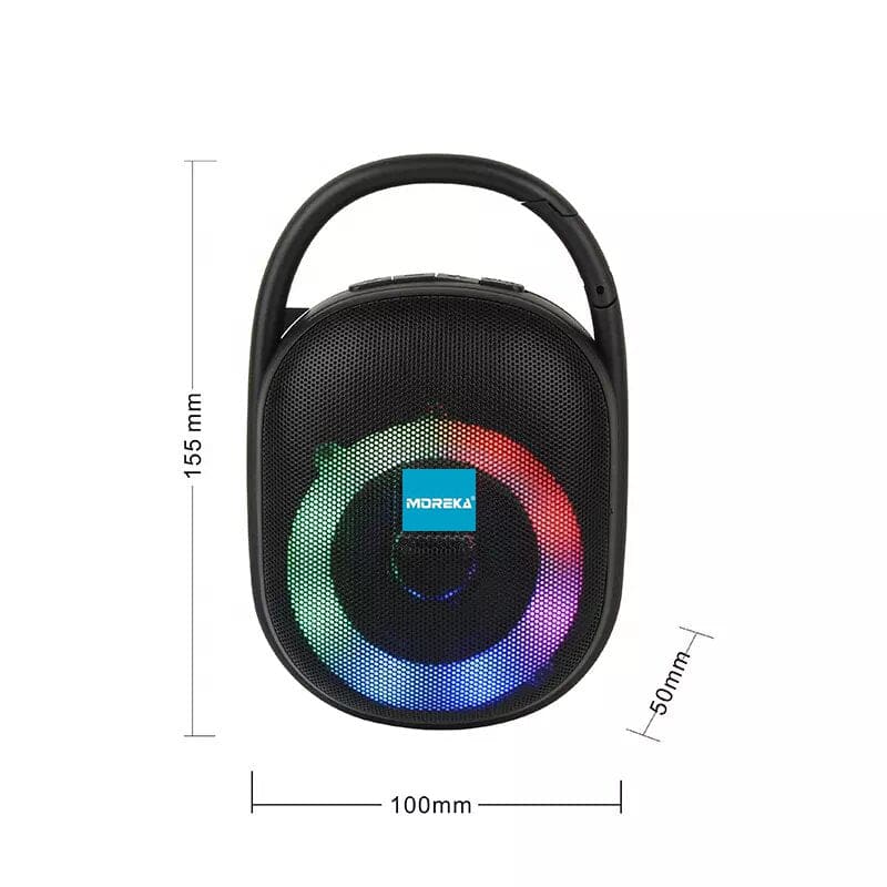 Bocina  Moreka  M-CLIP5 RGB, Bluetooth, TF Card, Radio FM, USB18