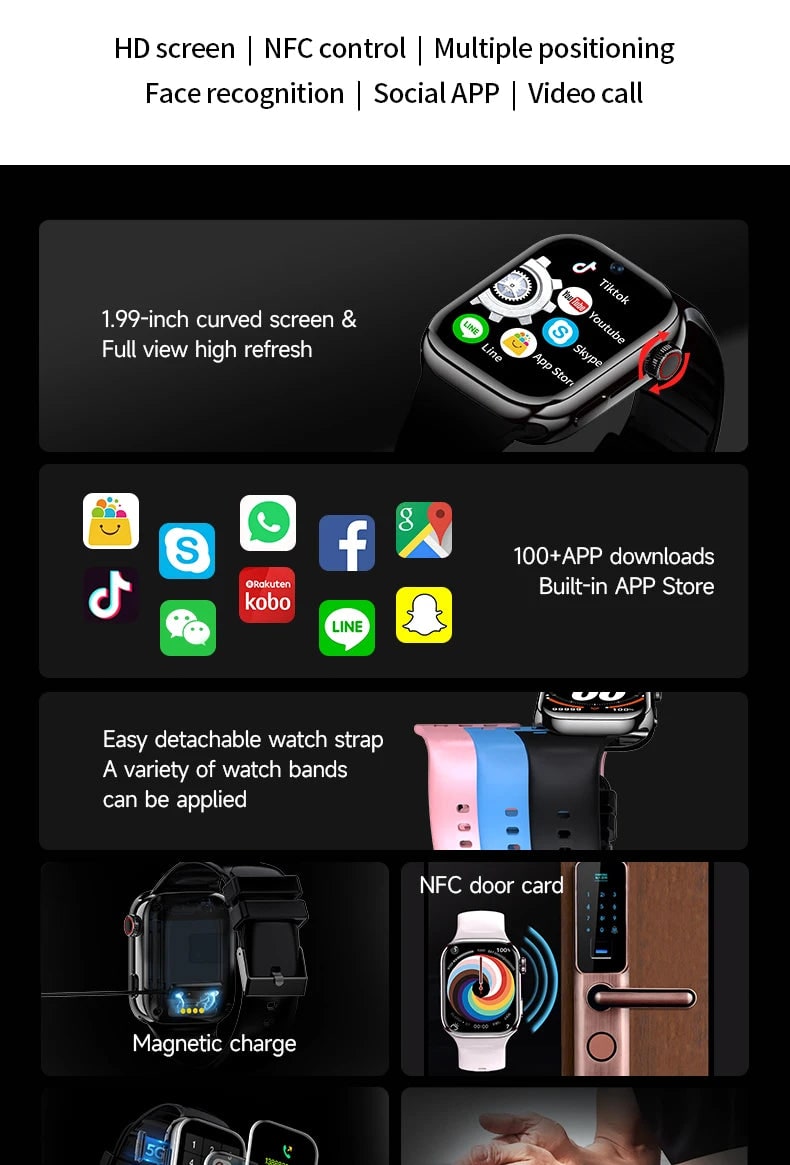 SmartWatch reloj inteligente Bluetooth Moreka MSK14 3 correa8