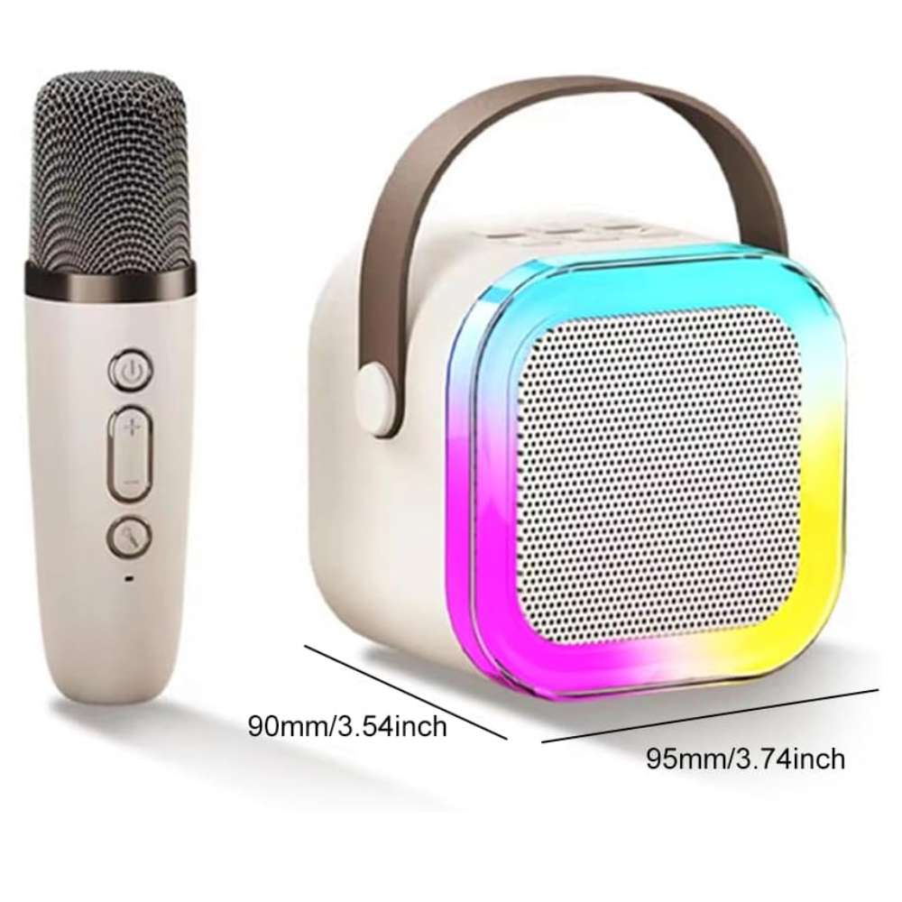Bocina Karaoke Bluetooth FM dual microfonos portatil WL-39512