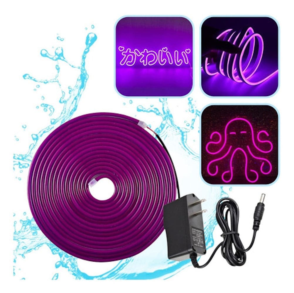 Tira Luz led NEÓN Ip65 Flexible Unicolor De 5m M13-00516