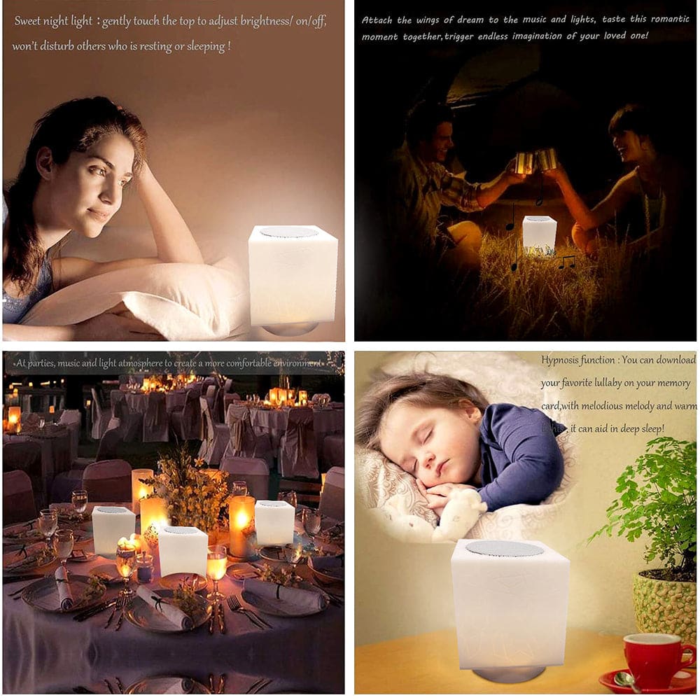 Bocina Lámpara Bluetooth Memory card FM CL-7159