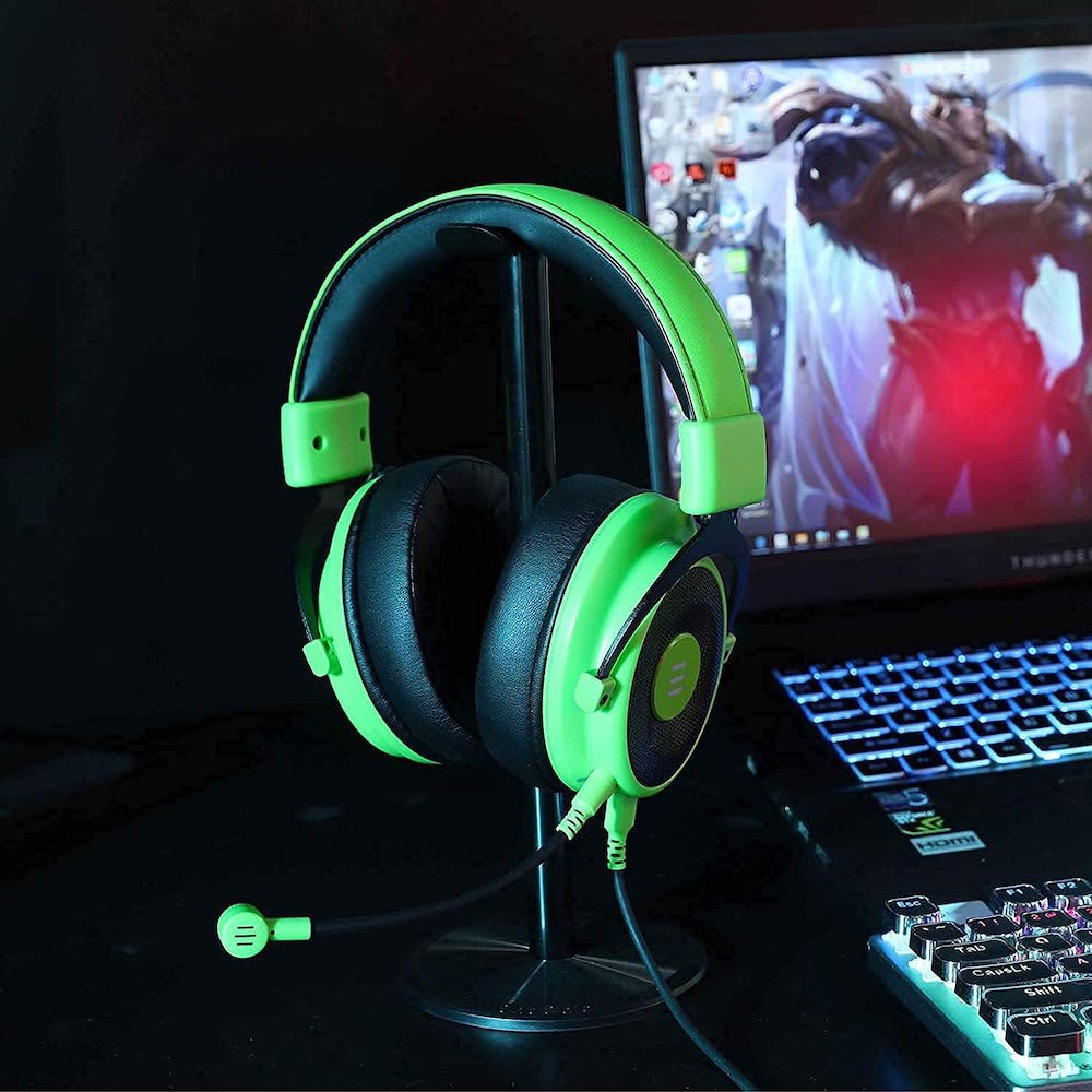 Diadema Gamer EKSA E900 PRO micrófono, auriculares con cable para PC, Xbox PS4, PS5, Switch, micrófono con cancelación de ruido8