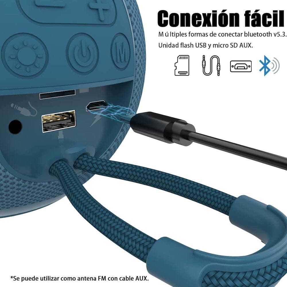 Bocina  Moreka M-337, Bluetooth, TF Card, Radio FM, USB23