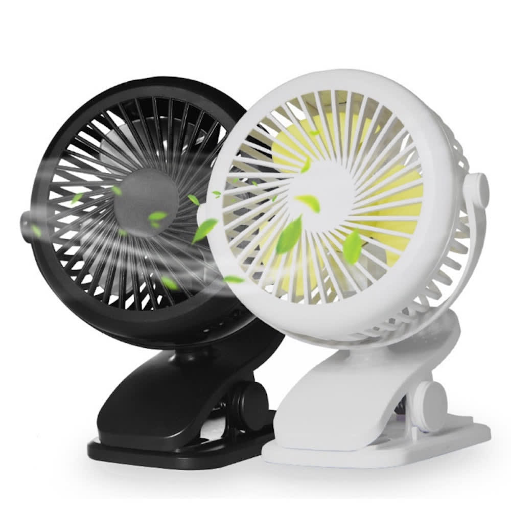 Ventilador eléctrico con Clip de 5.5 Pulgadas Recargable MF02515