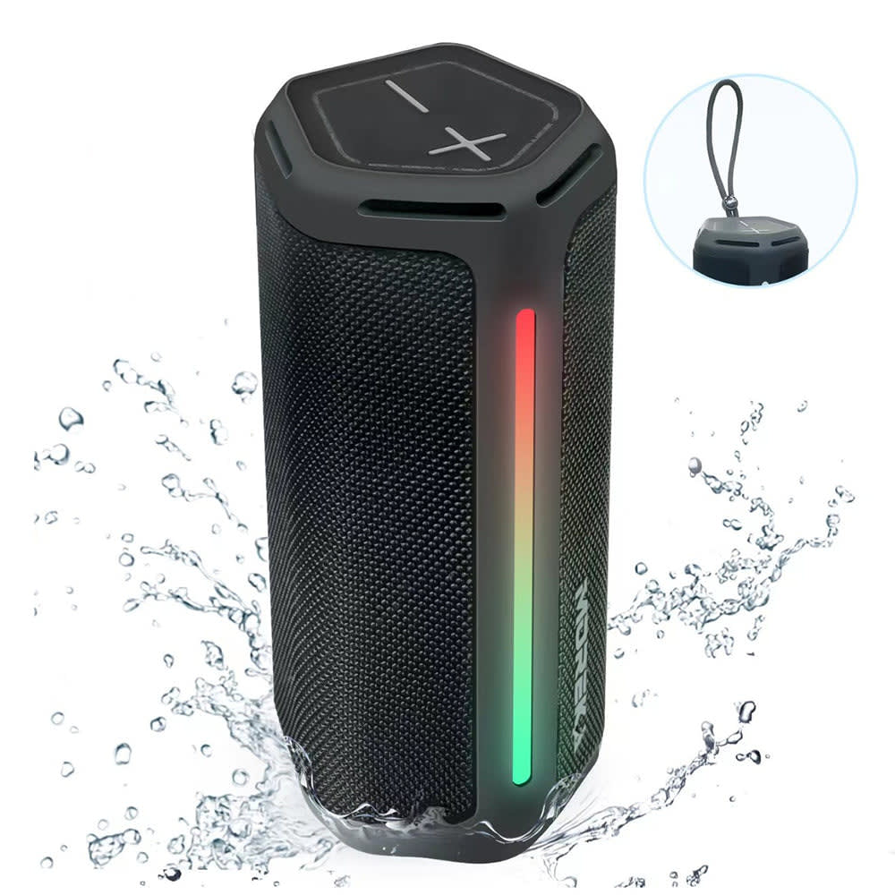Bocina Bluetooth Moreka 375  Resistente al agua IPX6, Radio FM, USB, Micro SD20