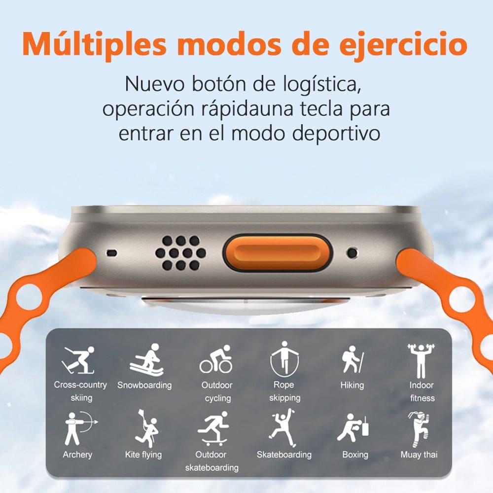 SmartWatch Y20 ULTRA Carga Inalámbrica 7 Bandas14