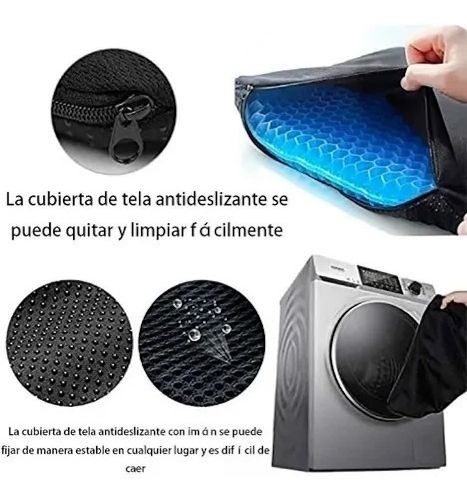 Cojin Gel Silicon Ergonomico Panal Comodo Asiento Auto Silla10