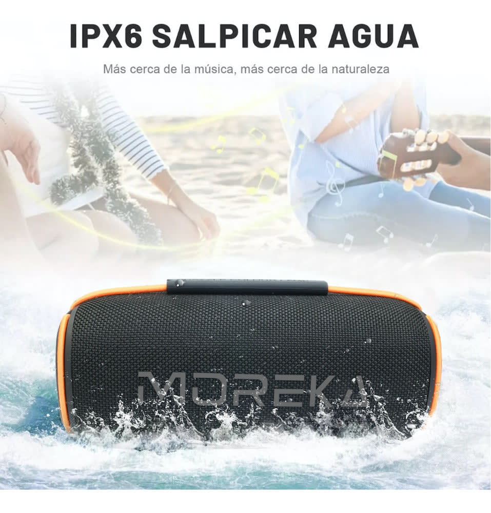 Bocina Bluetooth Moreka 368 20W IPX6, Radio FM, USB, Micro SD14