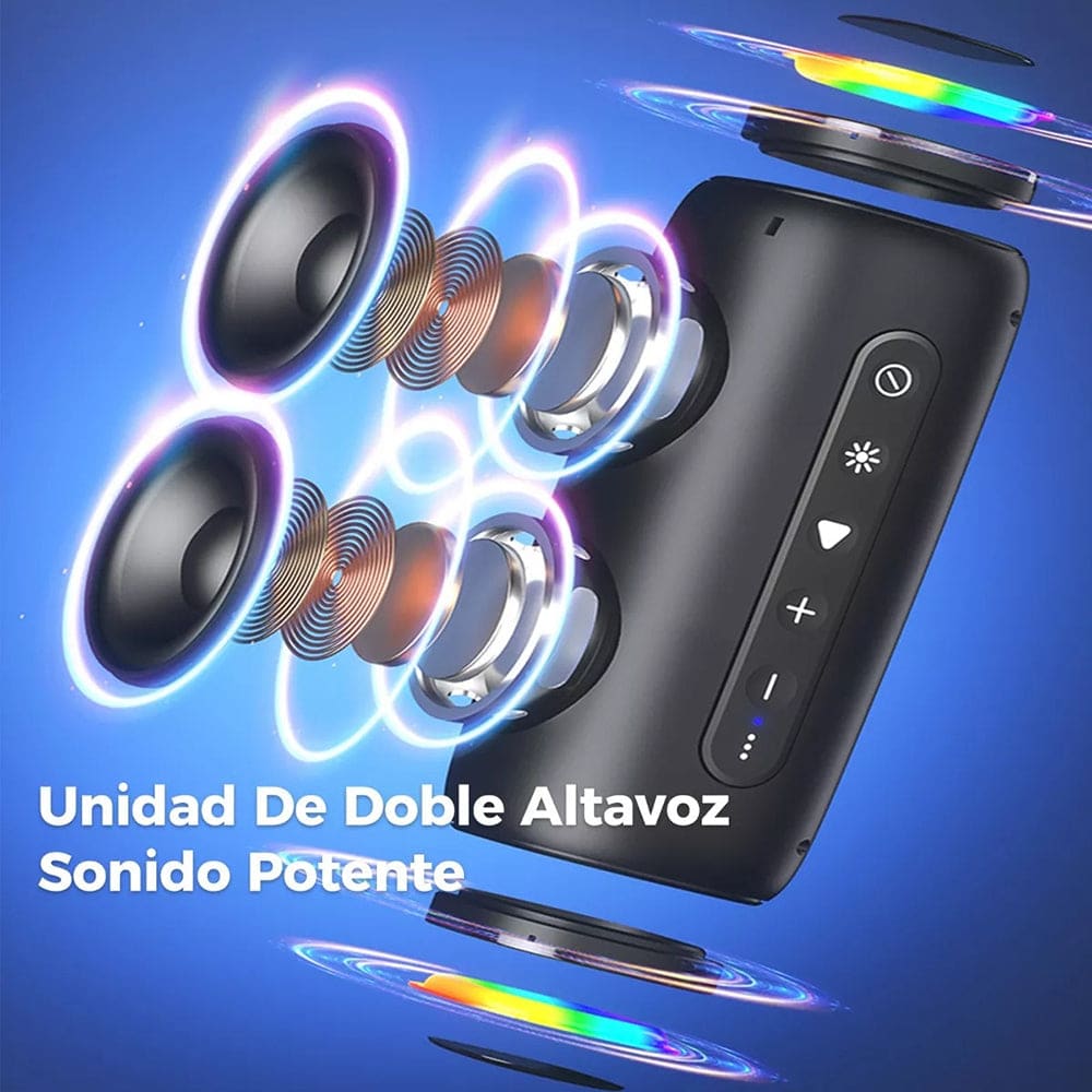 Bocina Moreka+ A20 20W 3600mAh Bluetooth, TF Card, Radio FM, USB Contra Agua IPX67
