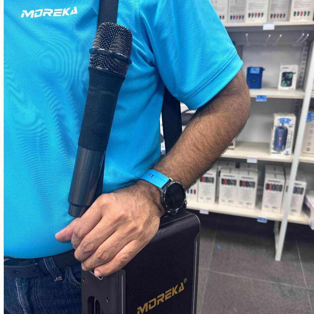 Bocina Moreka A29 80W 6000mAh 5-6 hrs de bateria Bluetooth, Contra Agua IPX58