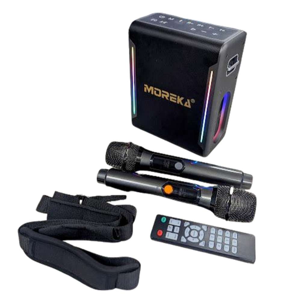 Bocina Moreka A29 80W 6000mAh Waterproof 2 microfonos2